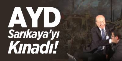 AYD'den Muharrem Sarıkaya'ya kınama!