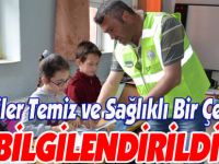 ÖĞRENCİLER TEMİZ VE SAĞLIKLI BİR ÇEVRE İÇİN BİLGİLENDİRİLDİ