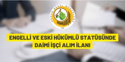 Daimi işçi alınacak