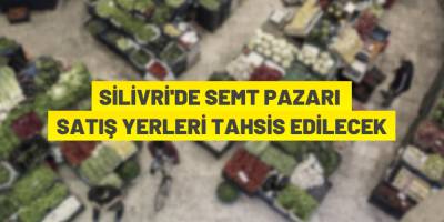 Maviyelken semt pazarında satış yeri tahsisi