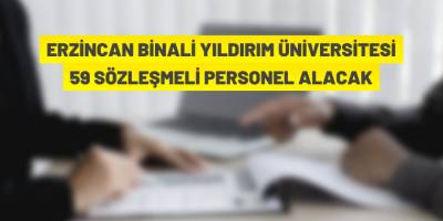 Sözleşmeli personel alım ilanı