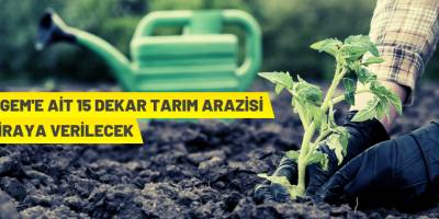 14 dekar üretim tesisi kiraya verilecek