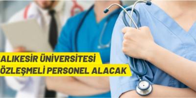 15 sözleşmeli personel alınacak