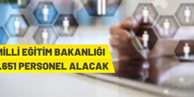 Milli Eğitim Bakanlığı personel alacak