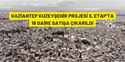 Gaziantep'te daire satış ihalesi