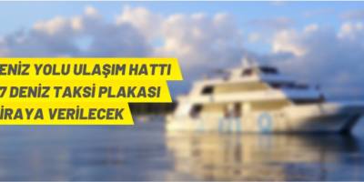 27 deniz taksi plakası ihale edilecek