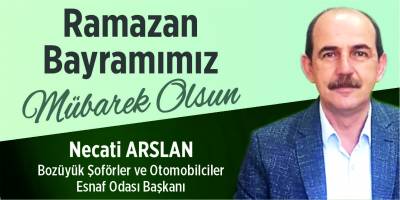 Bozüyük Şoförler ve Otomobilciler Odası Tebrik İlanı