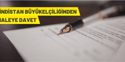 Hindistan Büyükelçiliğinden ihaleye davet