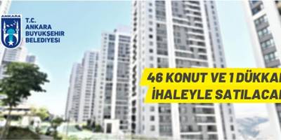 46 konut satılacak