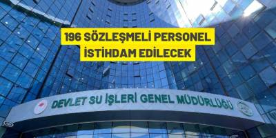 DSİ sözleşmeli Destek Personeli alacak