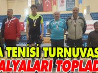 MASA TENİSİ TURNUVASINDA MADALYALARI TOPLADILAR