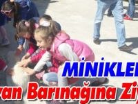 MİNİKLERDEN HAYVAN BARINAĞINA ZİYARET