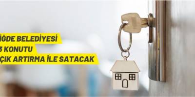 Niğde Belediyesi'nden konut satışı