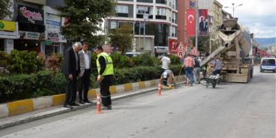 Tramvay çalışması sürüyor