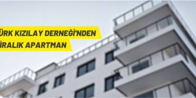 Türkiye Kızılay Derneği'nden kiralık apartman