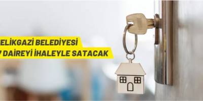 Melikgazi Belediyesi daire satacak