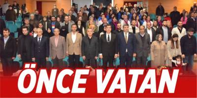 Bozüyük'te 'ÖNCE VATAN'  konferansı yapıldı