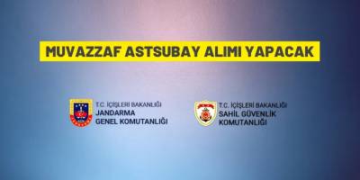 Muvazzaf astsubay alınacak