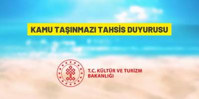 Kültür ve Turizm Bakanlığı'ndan turizm yatırımcılarına duyuru