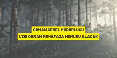 Orman Genel Müdürlüğü 1.128 orman muhafaza memuru alacak