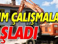 YIKIM ÇALIŞMALARI BAŞLADI