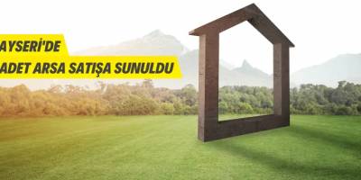 7 adet arsa satışa sunuldu