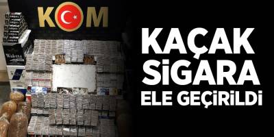Kaçak Sigara Ele Geçirildi