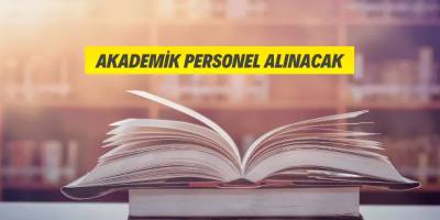 Akademik Personel Alınacak