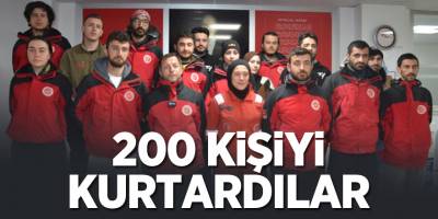 Enkaz altından 200’den fazla vatandaşımızı çıkardılar