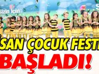 23 NİSAN ÇOCUK FESTİVALİ BAŞLADI