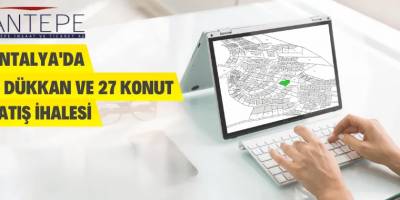 Antalya'da Konut ve Dükkan Satış İhalesi