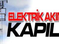 ELEKTRİK AKIMINA KAPILDI