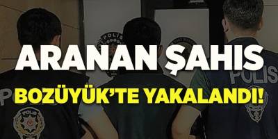 Aranan Şahıs Bozüyük'te Yakalandı!