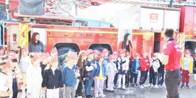 Öğrencilere Yangın Eğitimi Verildi