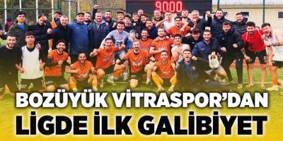 Bozüyük Vitraspor'dan Ligde İlk Galibiyet
