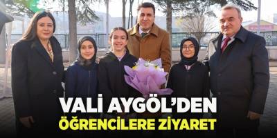 Vali Aygöl'den Öğrencilere Ziyaret