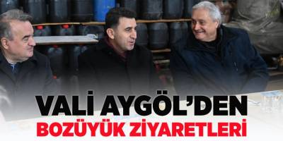 Vali Aygöl'den Bozüyük Ziyaretleri