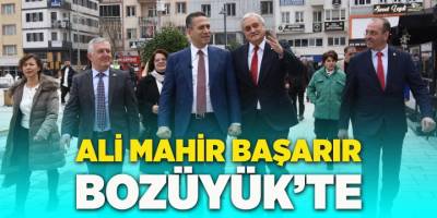 Ali Mahir Başarır Bozüyük'te