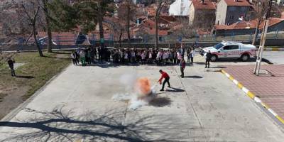 Temel Yangın Eğitimi Verildi