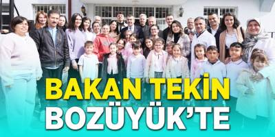 Bakan Tekin Bozüyük'te