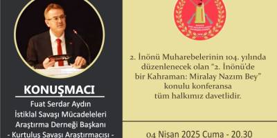 Bozüyük'te Konferans Yapılacak