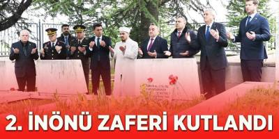 2. İnönü Zaferi Kutlandı