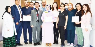 Doktorlara Teşekkür Belgesi Verildi