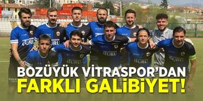 Bozüyük Vitraspor'dan Farklı Galibiyet!