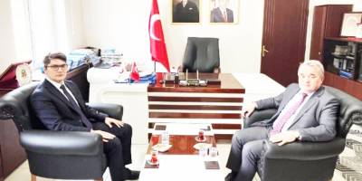 Kaymakam Kaya'dan Kaymakam Öztürk'e Ziyaret