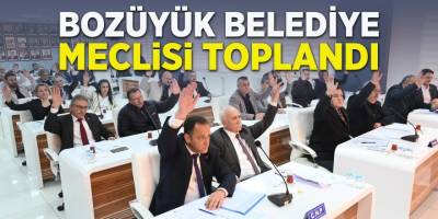 Bozüyük Belediye Meclisi Toplandı