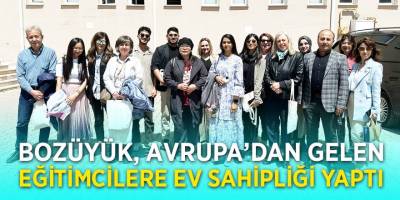 Bozüyük, Avrupa'dan Gelen Eğitimcilere Ev Sahipliği Yaptı