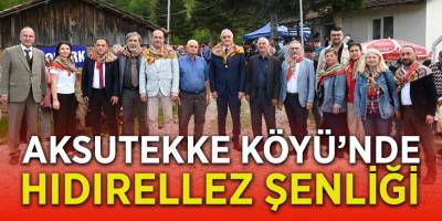 Aksutekke Köyü'nde Hıdırellez Şenliği