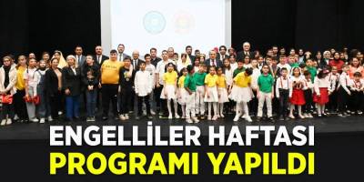 Engelliler Haftası Programı Yapıldı