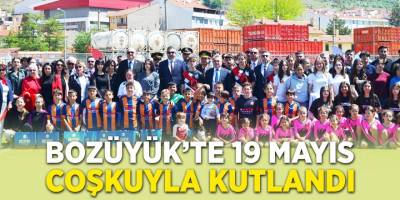 Bozüyük'te 19 Mayıs Coşkuyla Kutlandı